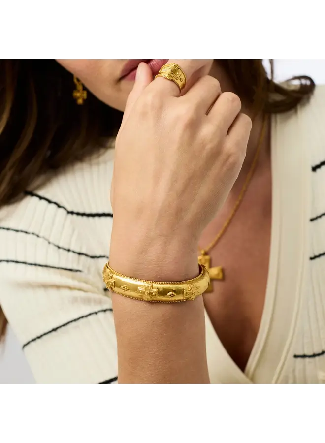 Canterbury Hinge Bangle Gold