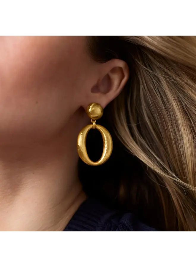 Solara Orbit Statement Earring Gold