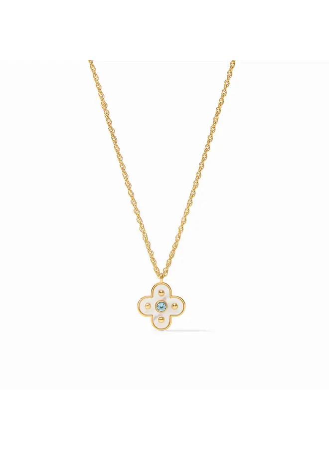 Colette Delicate Necklace Chalcedony Blue