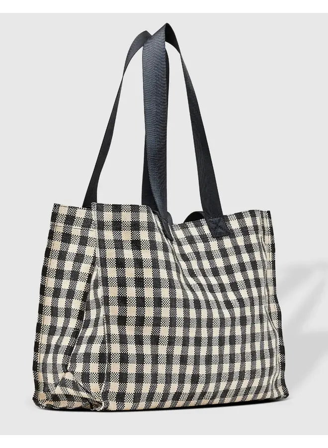 Simpson Tote Bag Black Cream