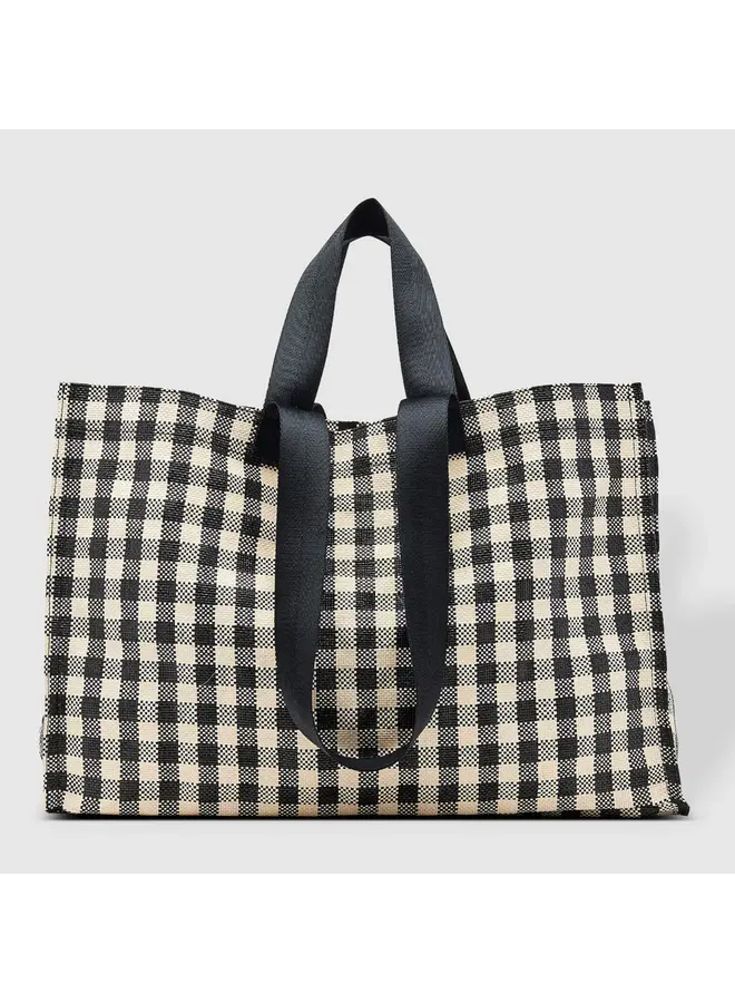 Simpson Tote Bag Black Cream