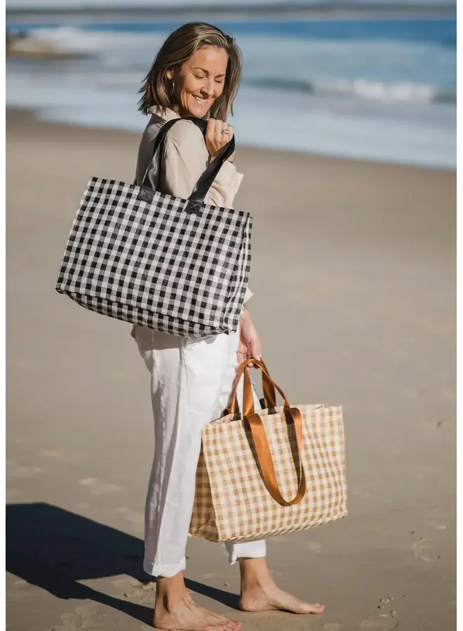 Simpson Tote Bag Black Cream