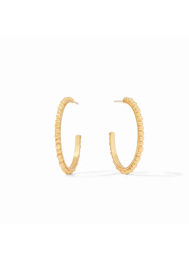 Colette Bead Hoop Gold