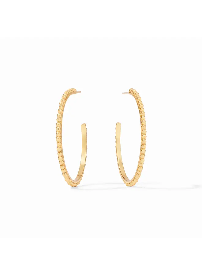 Colette Bead Hoop Gold