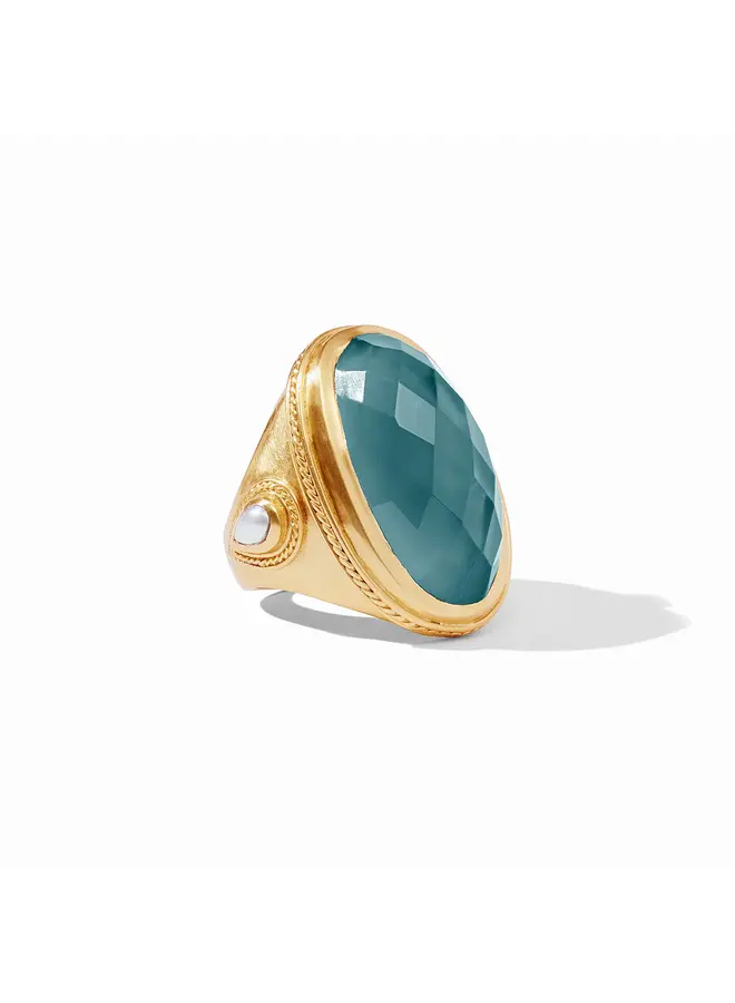 Cannes Statement Ring Iridescent Montana Blue
