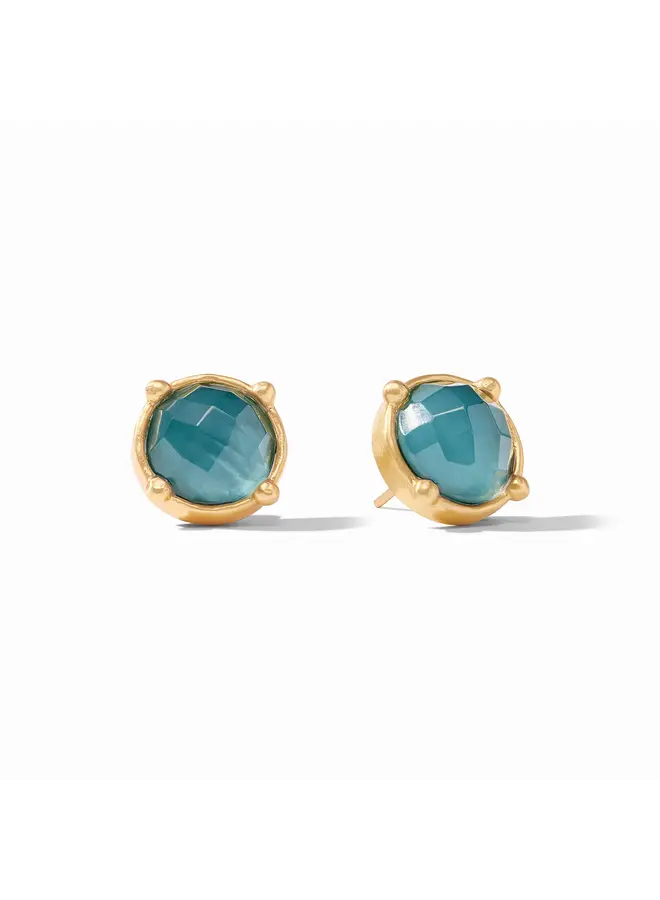 Honey Stud Iridescent Montana Blue