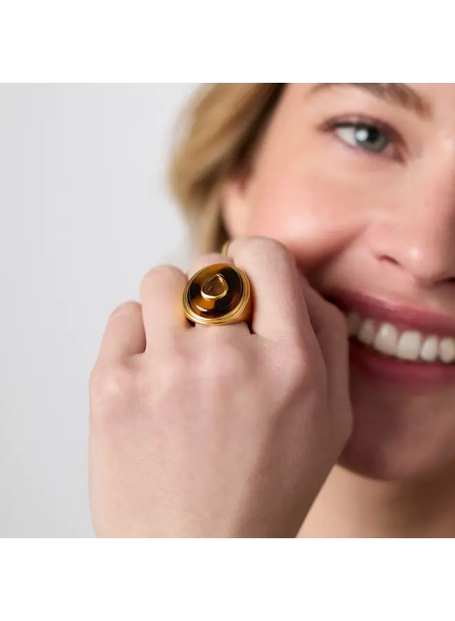 Carnaby Statement Ring Tortoiseshell