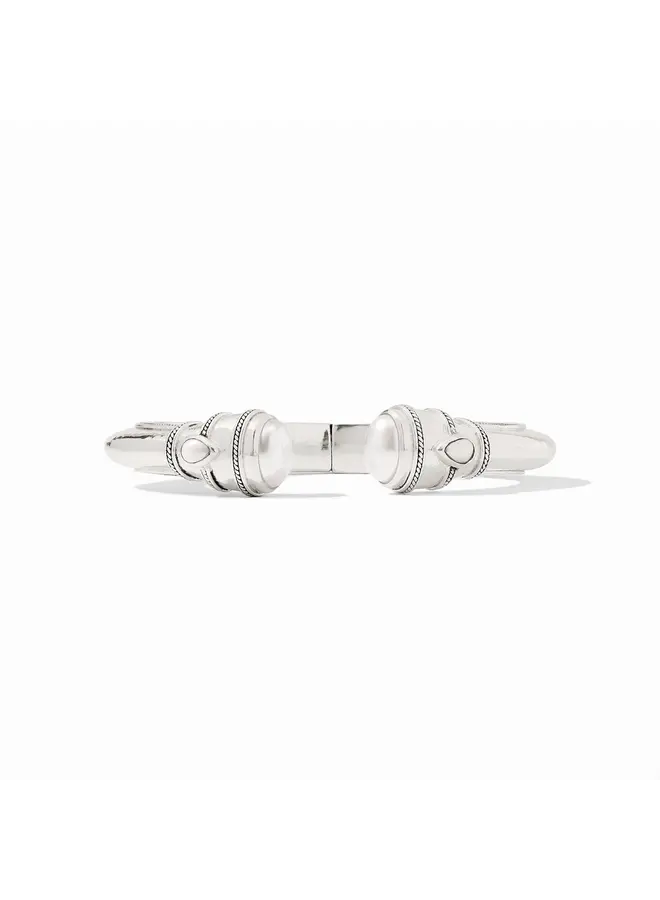 Cannes Demi Cuff Pearl Silver