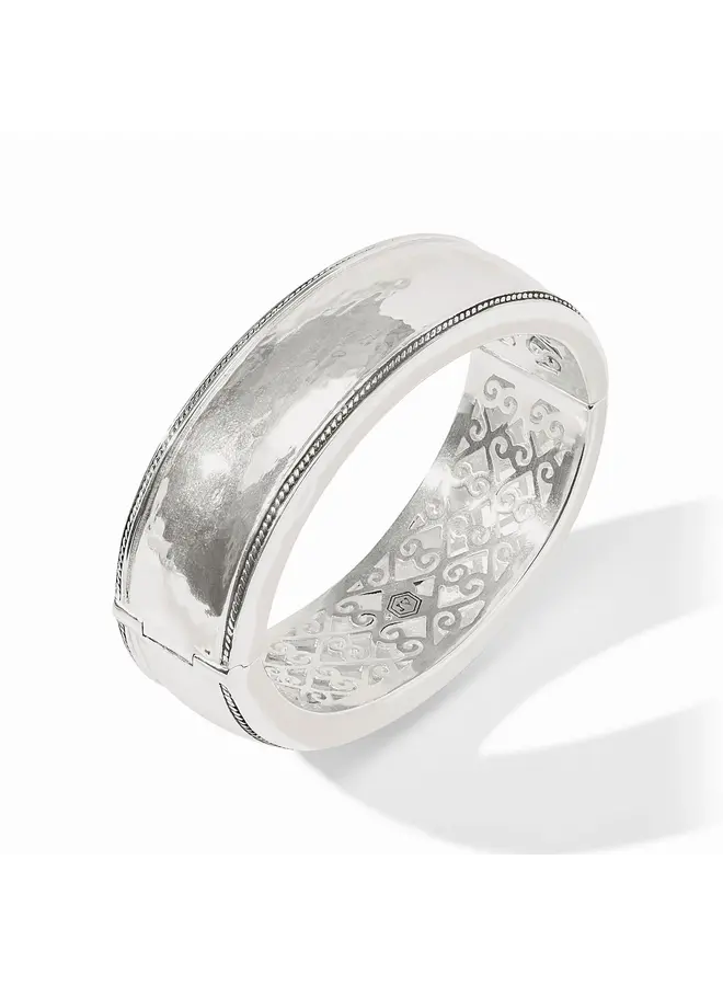 Cannes Statement Hinge Bangle Silver