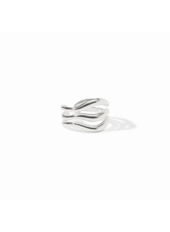 Wave Ring Silver