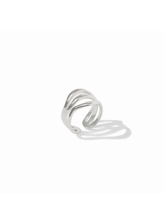 Wave Ring Silver
