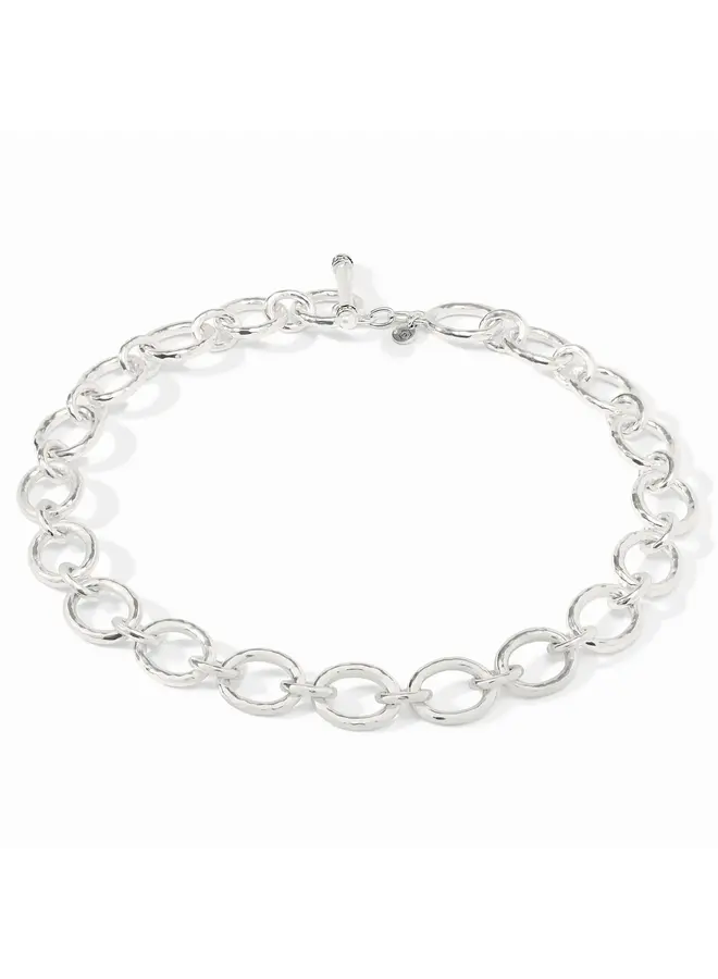 Catalina Demi Link Necklace Silver