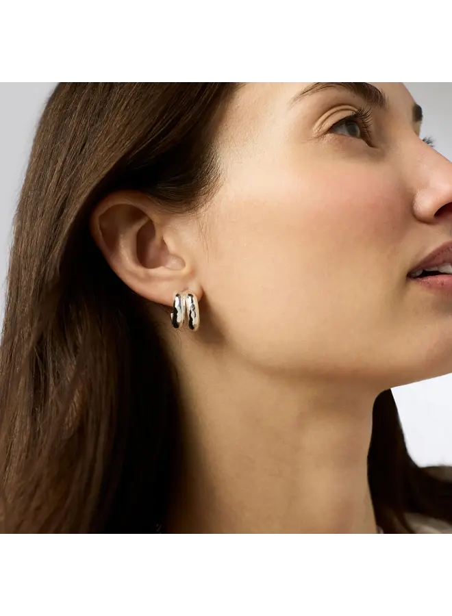 Havana Double Hoop Silver