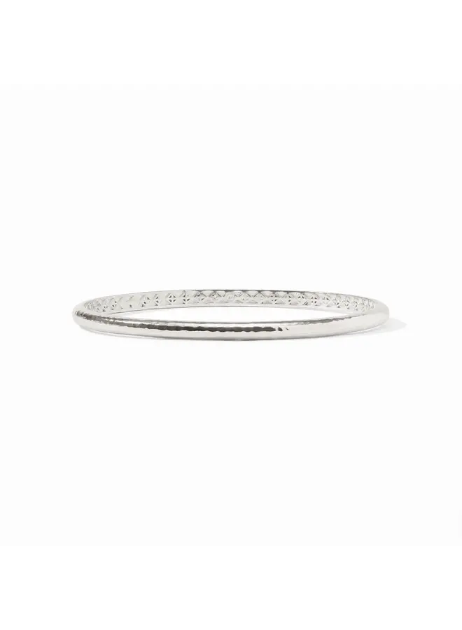 Havana Demi Bangle Silver