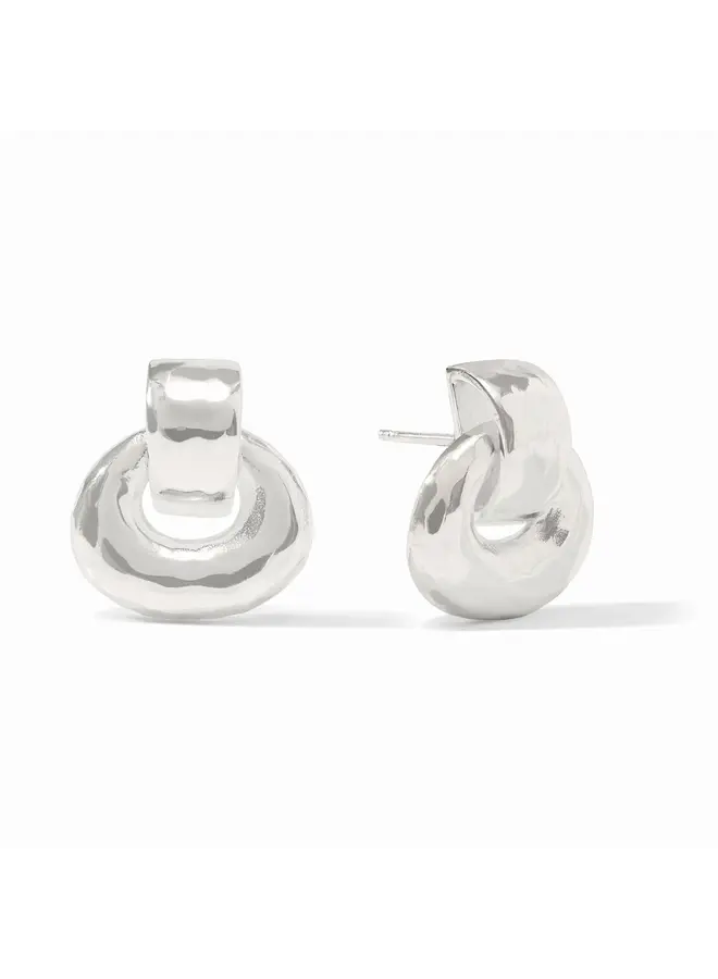 Avalon Demi Doorknocker Earring Silver