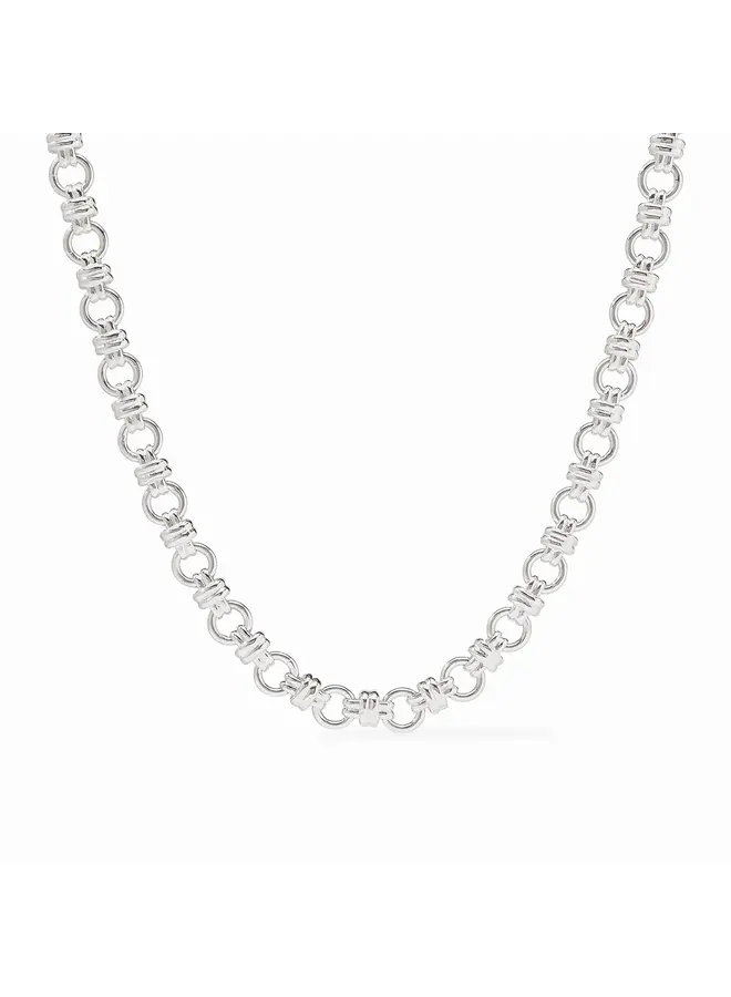 Esme Link Necklace Silver