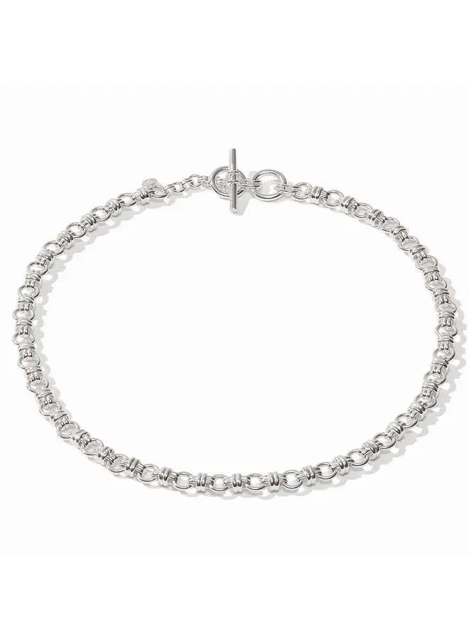 Esme Link Necklace Silver