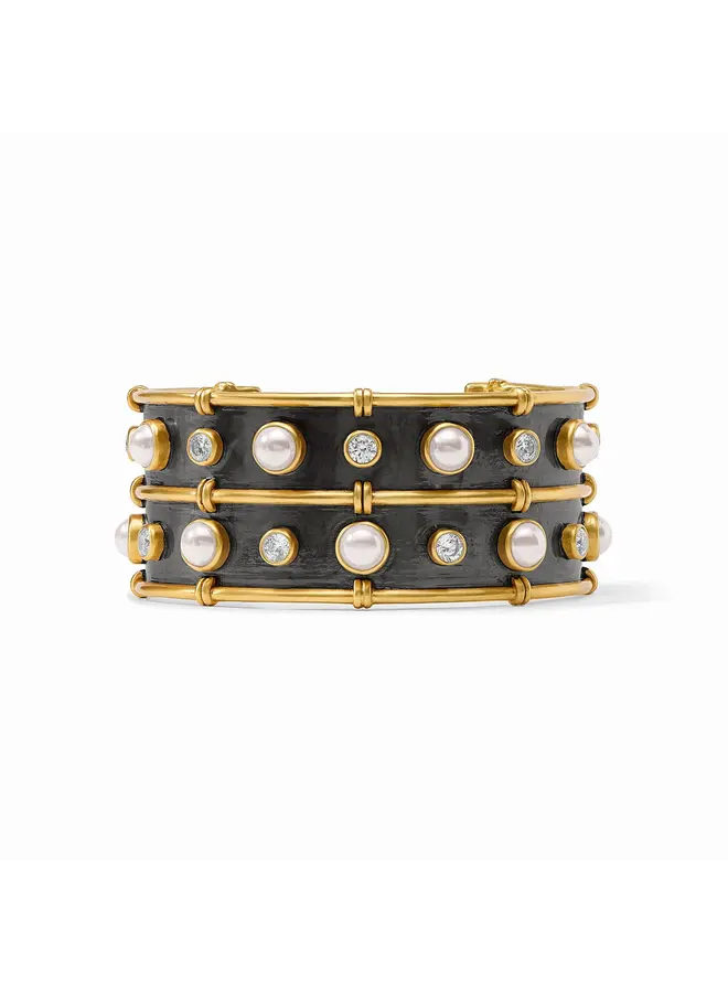 Tribeca Cuff Cubic Zirconia & Pearl