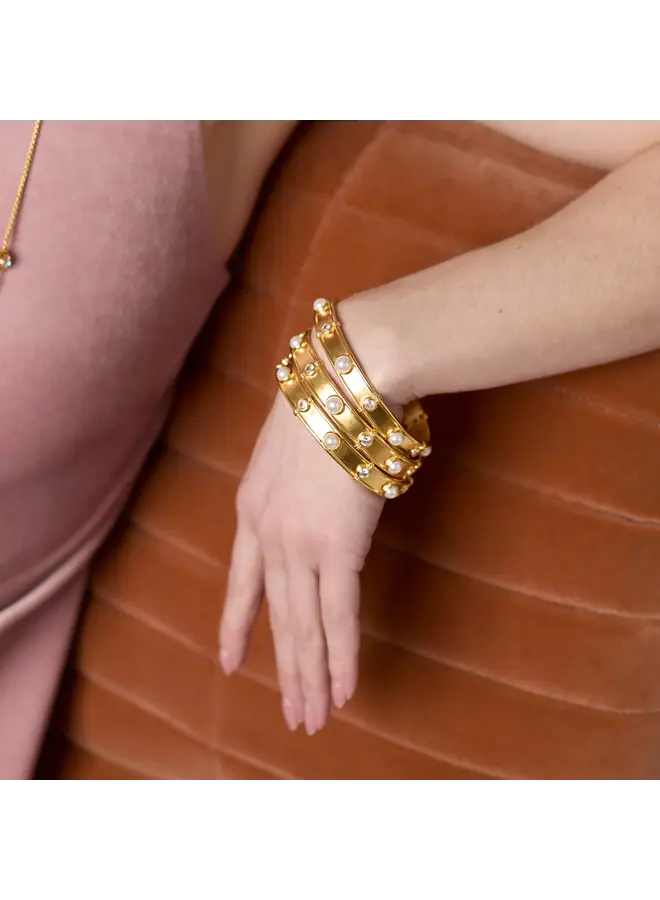 Tribeca Bangle Pearl