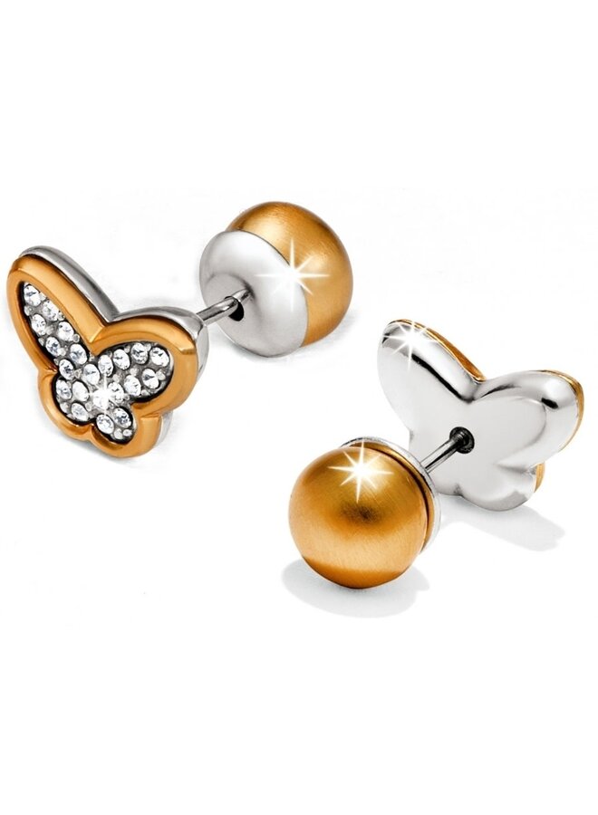 Massandra Reversible Butterfly Post Earrings