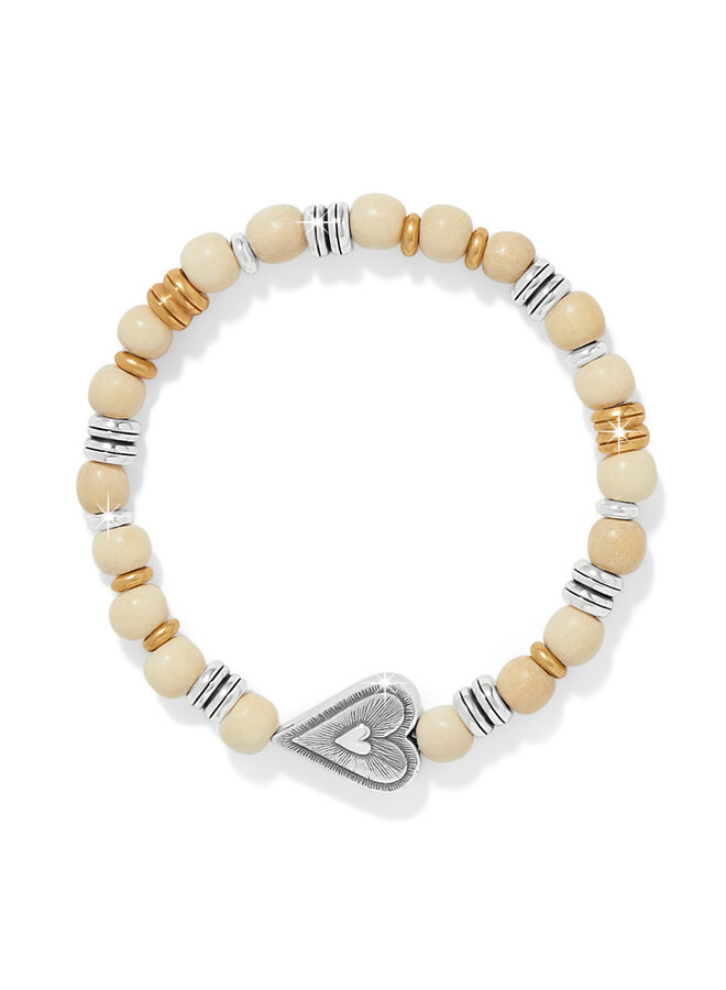Love Messages I Am Grateful Stretch Bracelet