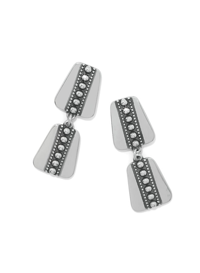 Pretty Tough Geo Post Drop Earrings