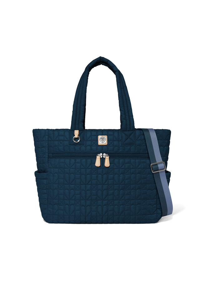 Amara Large Tote Navy