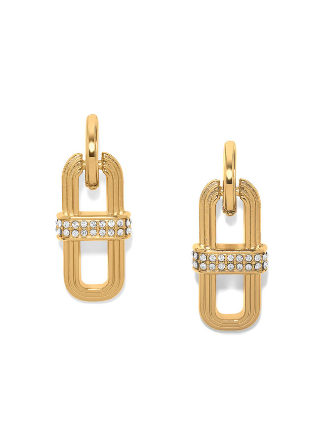 Meridian Aurora Link Post Drop Earrings