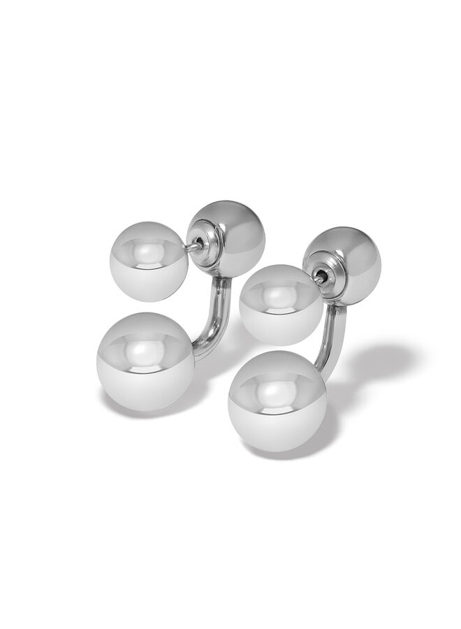 Meridian Petite Sphere Post Drop Earrings