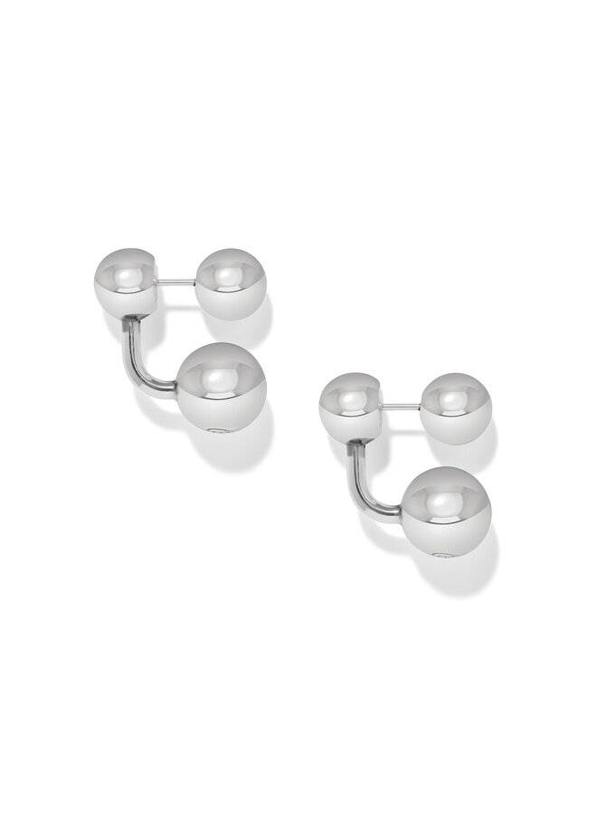 Meridian Petite Sphere Post Drop Earrings