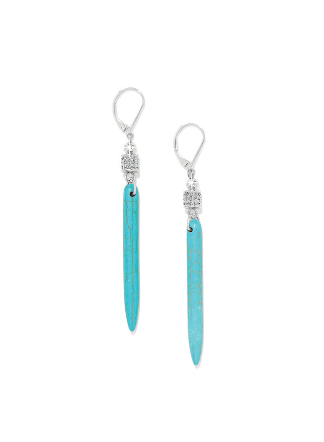 Meridian Petite Drop Leverback Earrings