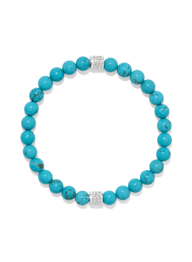 Meridian Petite Turquoise Stretch Bracelet