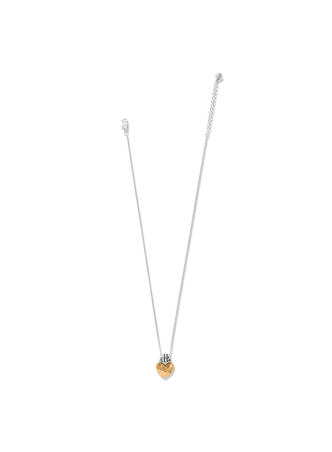 Interlok Love Knot Heart Necklace