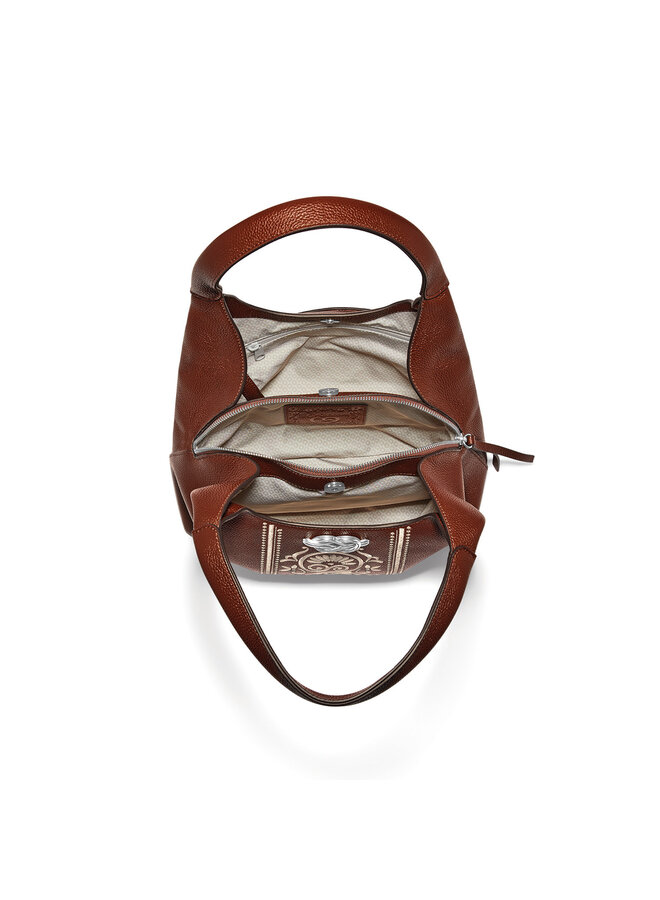Selene Embroidered Shoulder Bag