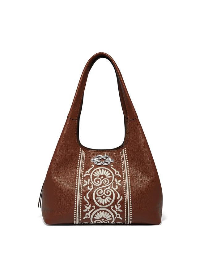 Selene Embroidered Shoulder Bag
