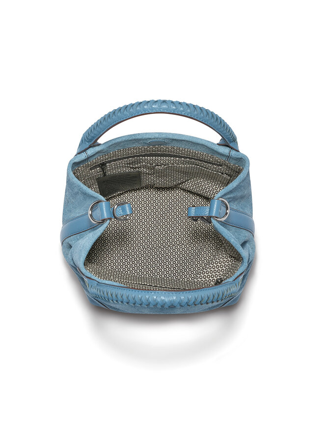 Reina Suede Medium Tote Denim