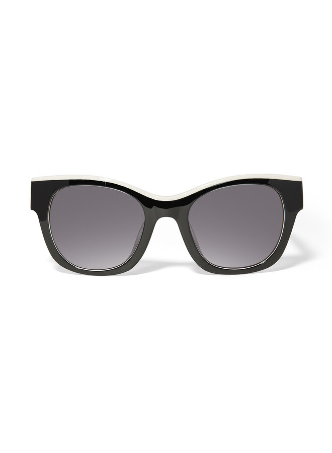 Contempo Medallion Dual Tone Sunglasses