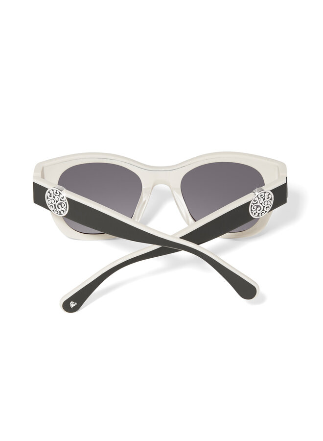 Contempo Medallion Dual Tone Sunglasses