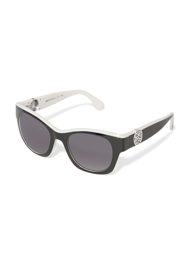 Contempo Medallion Dual Tone Sunglasses