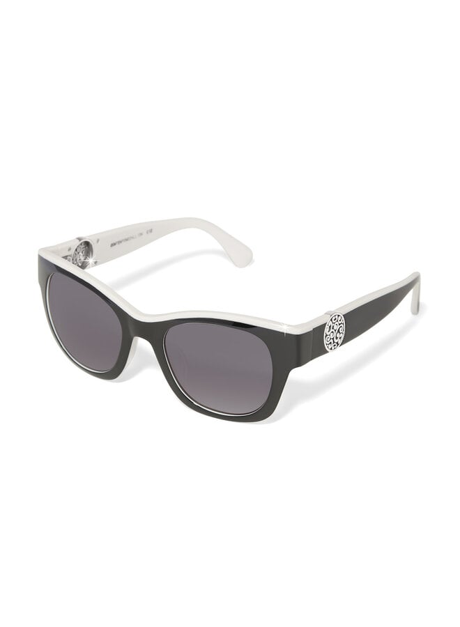 Contempo Medallion Dual Tone Sunglasses