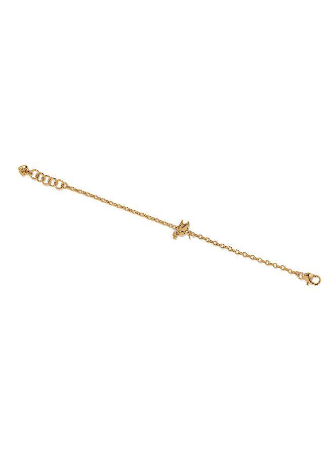 Enchanting Gem Hummingbird Bracelet