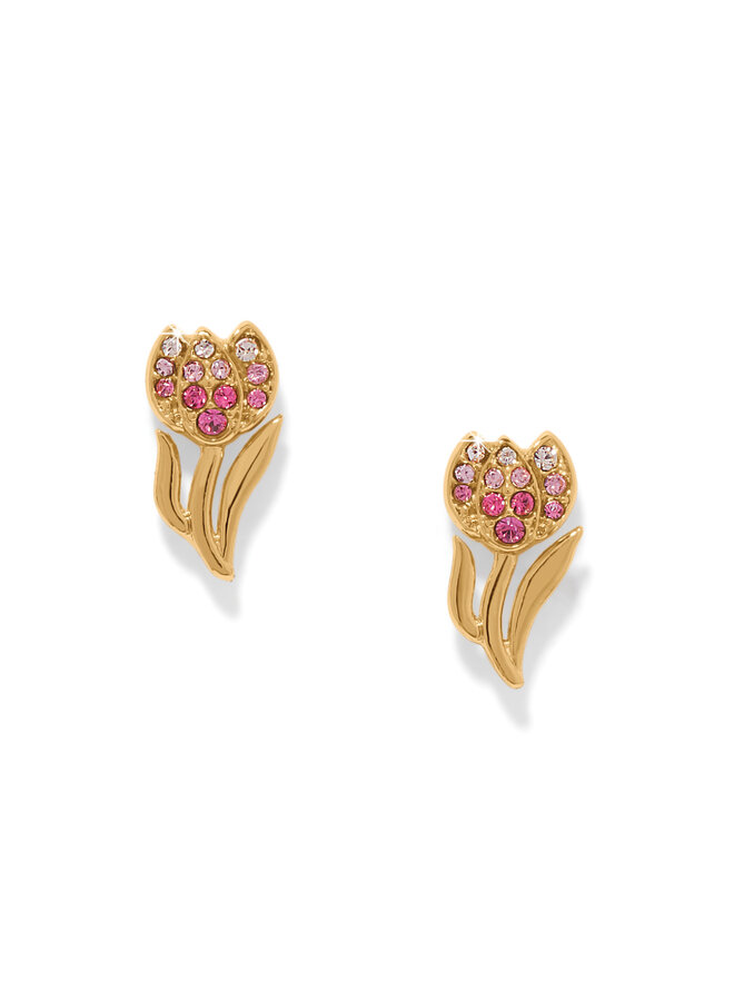Enchanting Gem Tulip Earrings