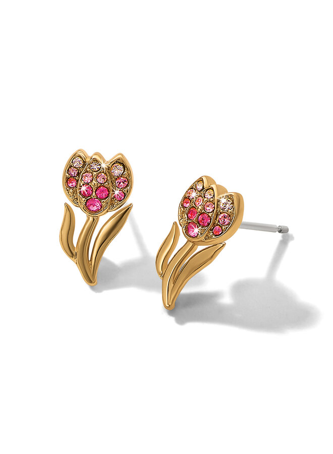 Enchanting Gem Tulip Earrings