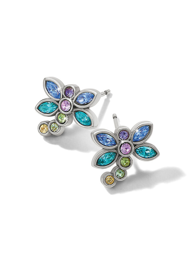 Enchanting Gem Dragonfly Earrings