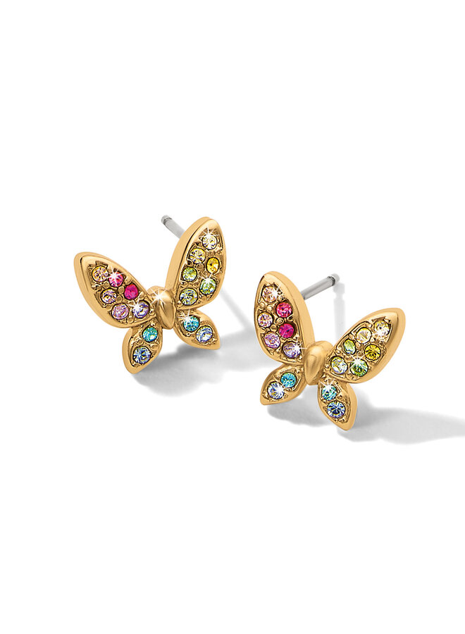 Enchanting Gem Butterfly Earrings