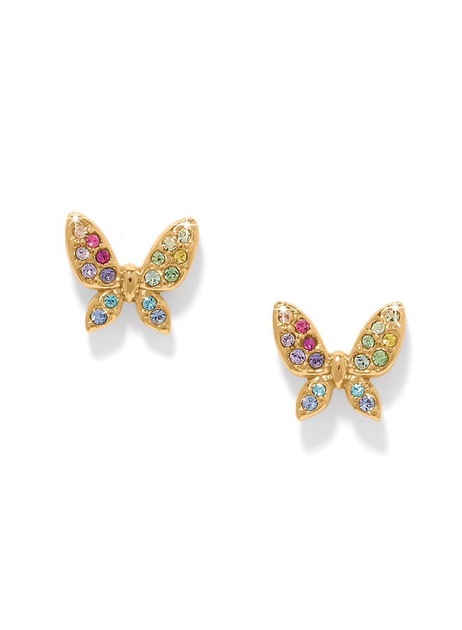 Enchanting Gem Butterfly Earrings