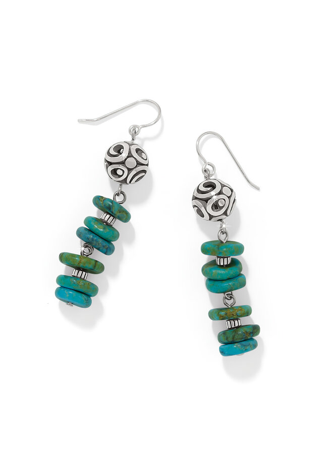 Contempo Sonoma Verde Blue French Wire Earrings