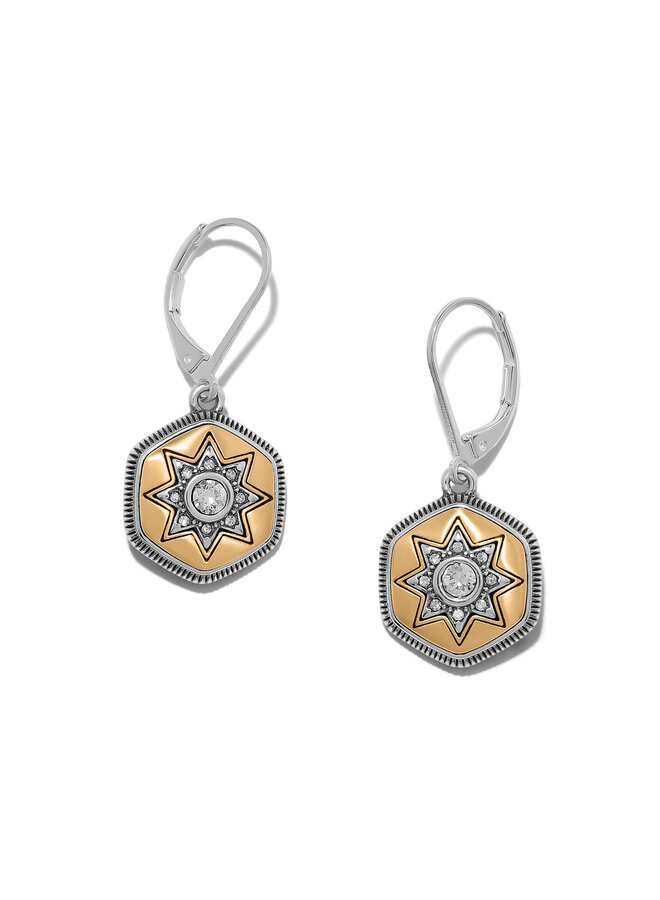 Mosaic Nova Leverback Earrings