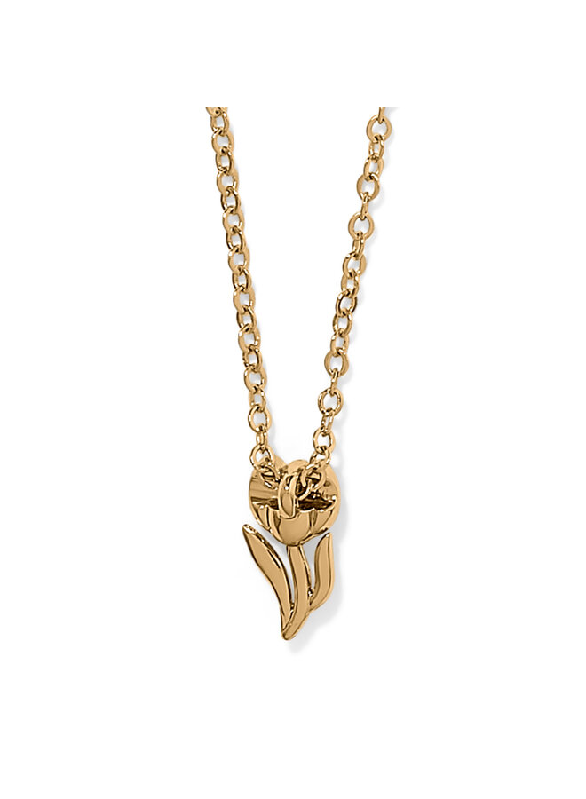 Enchanting Gem Tulip Necklace