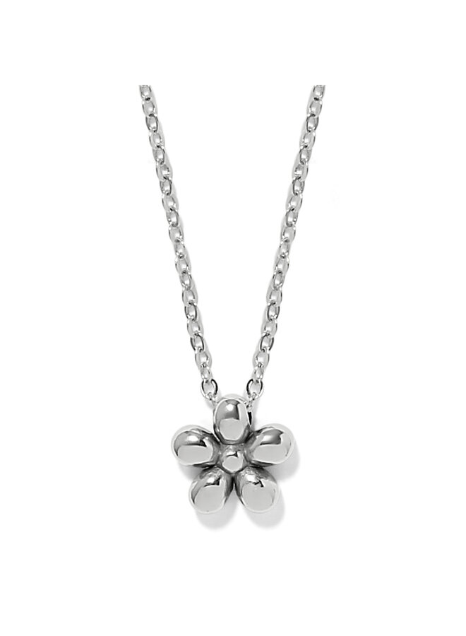Enchanting Gem Flower Necklace